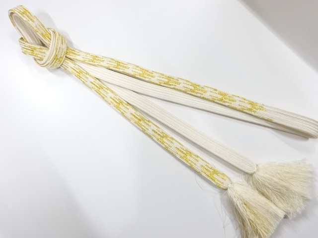 正絹　手組帯締め（長尺）